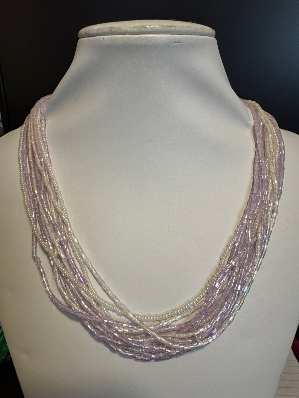 Exquisite Multi Layered Seed Bead Necklace